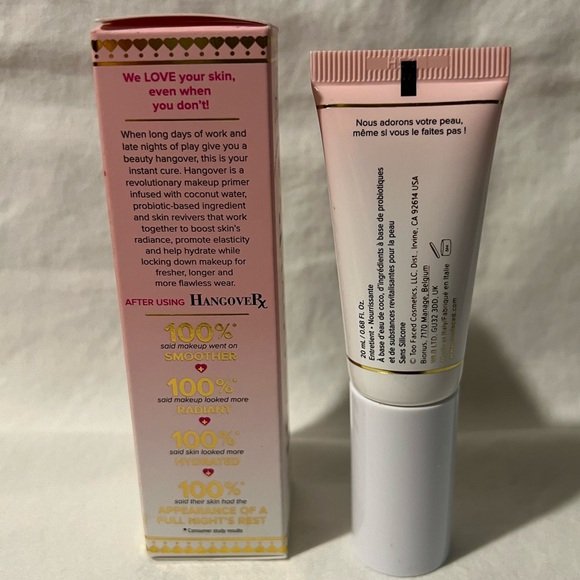 🌸NIB🌸 TOO FACED Hangover Nourishing Face Primer .68 fl oz Travel Size - Picture 12 of 12